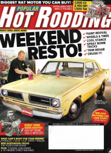 POPULAR HOT RODDING 2012 NOV - EARLY HEMI GRUNT, 1005ci RAT, NEW MOTOWN MISSILE